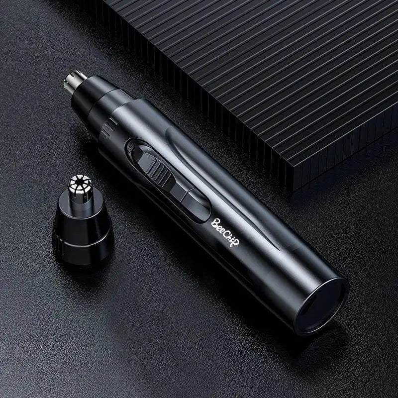 Black Electric Nose & Ear Hair Trimmer