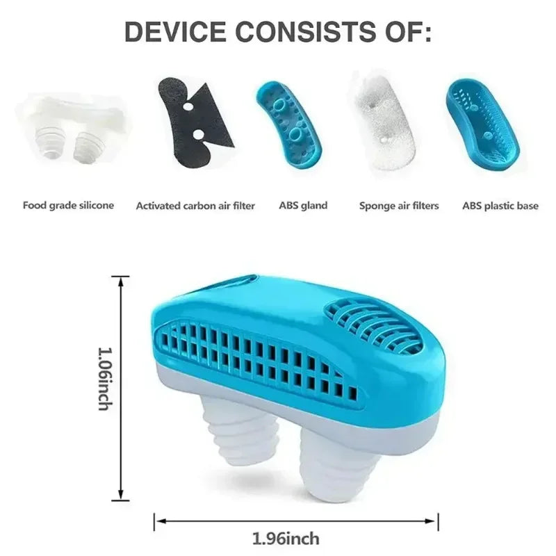 2-in-1 Anti-Snore & Air Purifier Clip