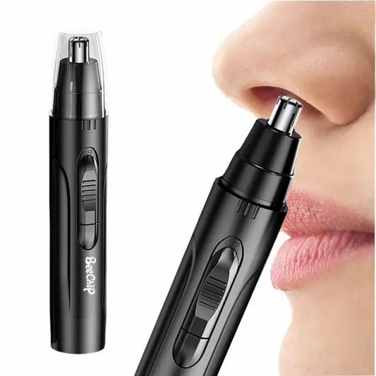 Black Electric Nose & Ear Hair Trimmer